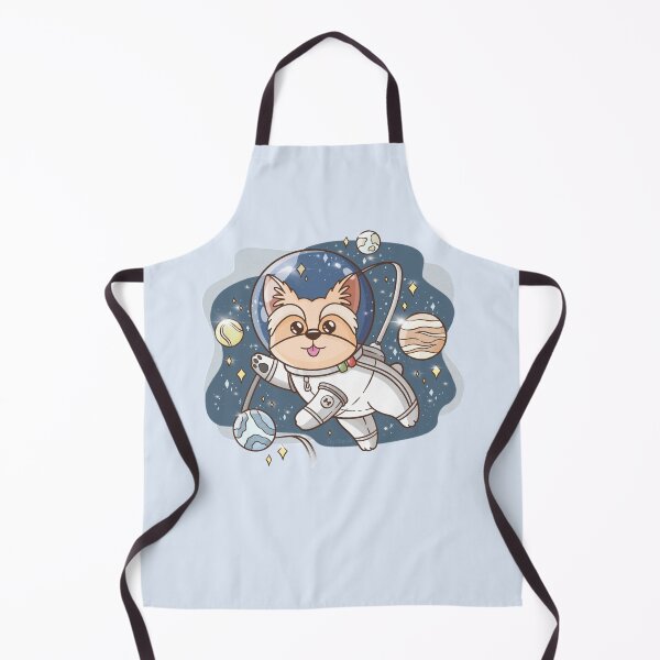 Item preview, Yorkie in Space Suit designed and sold by doodella.