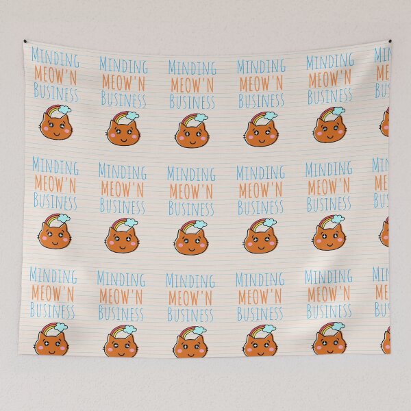 Item preview, Minding Meow'n Business  designed and sold by ShadowGrey.