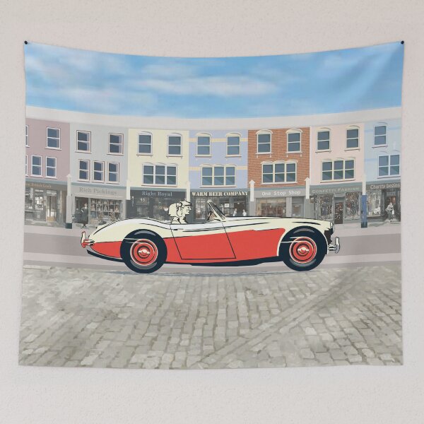 Item preview, Ivory White and Colorado Red AH 3000 in 1959 launch promotion style  designed and sold by Bigs66.