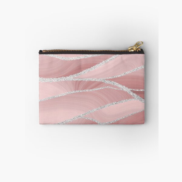 Item preview, Blush Peach Faux Marble Agate Ocean Waves designed and sold by MysticMarble.