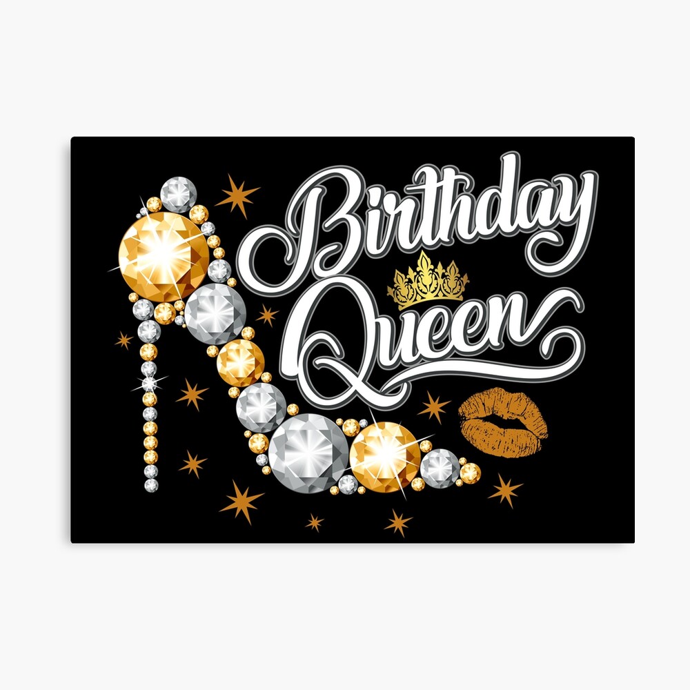 Birthday Queen design. Birthday party woman's  Photographic Print