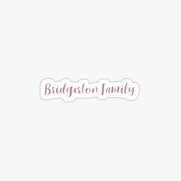 Aperçu de l'œuvre Famille Bridgerton créée et vendue par NOARA STUDIO.
