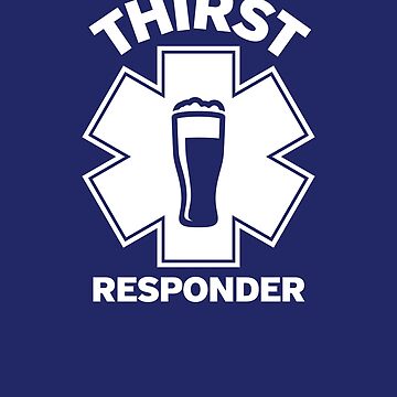 Vorschaubild zum Design Thirst Responder Lustiges Design für Barkeeper von kwillhoite