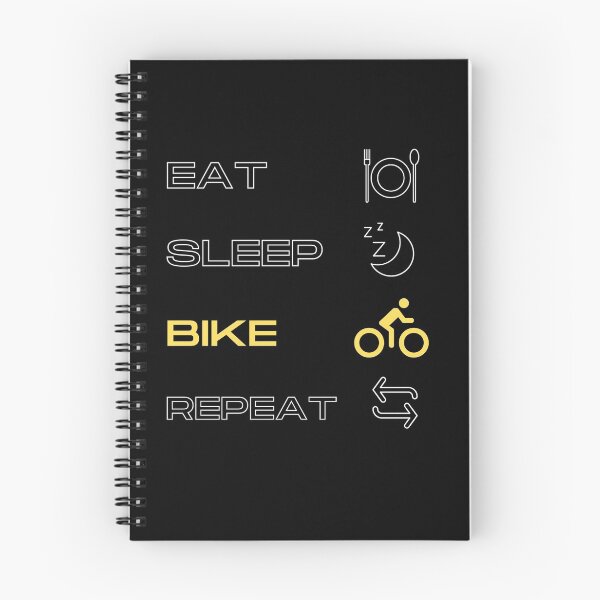 Item preview, Biking, MTB | Eat. Sleep. Bike. Repeat. (yellow) designed and sold by Cisco29.