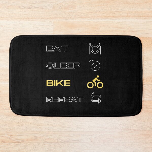 Item preview, Biking, MTB | Eat. Sleep. Bike. Repeat. (yellow) designed and sold by Cisco29.