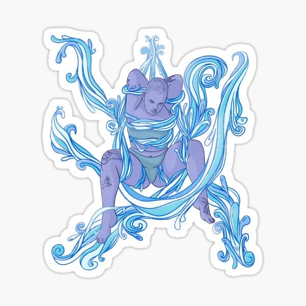 Shibari par l’eau Sticker