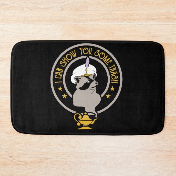Item preview, I Can Show You Some Trash Racoon Genie Flying Carpet Garbage designed and sold by shirti.