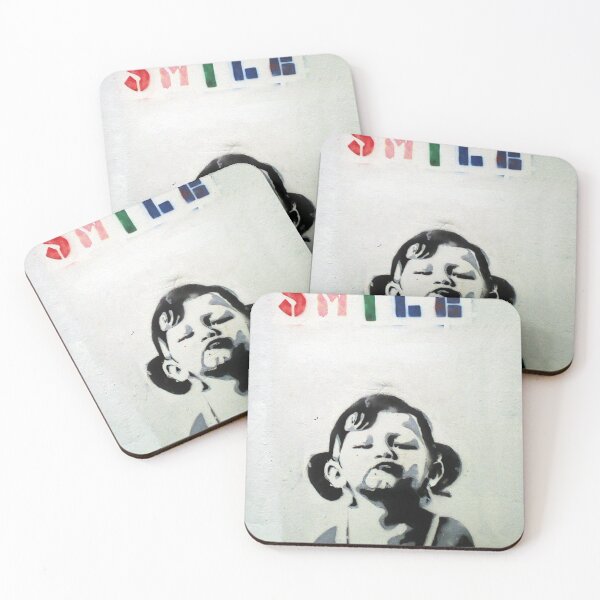 Item preview, Banksy Smile Little Girl with Duck Face designed and sold by WE-ARE-BANKSY.