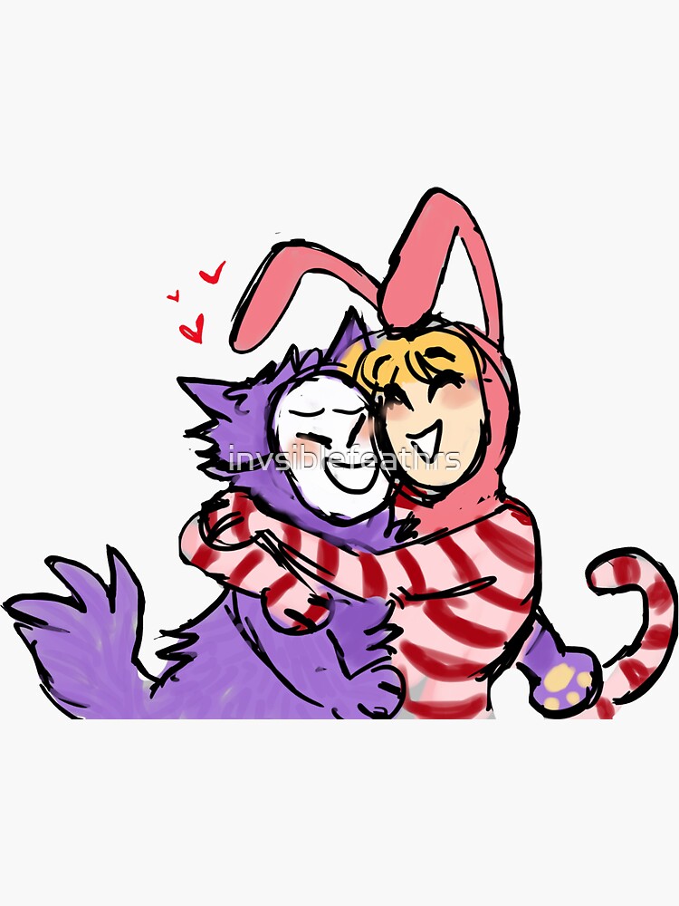 "POPEE AND KEDA " Sticker by invsiblefeathrs Redbubble