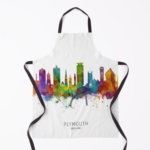 Item preview, Plymouth England Skyline designed and sold by ArtPrints.