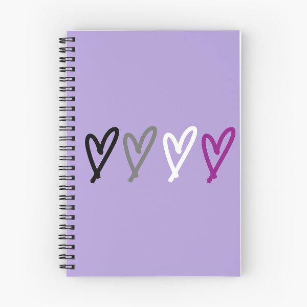 Item preview, asexual flag hearts  designed and sold by LannisterOnMars.