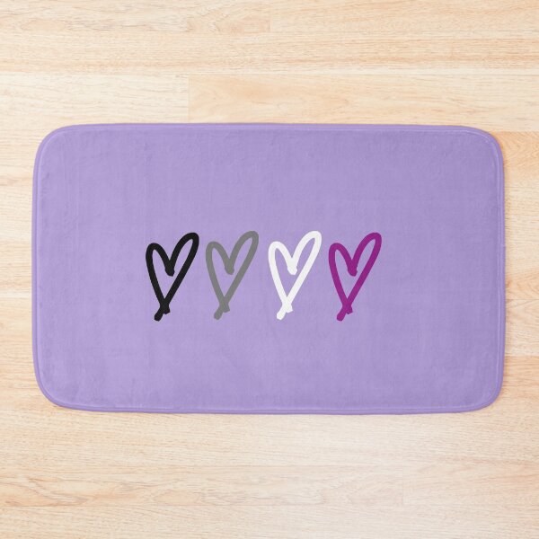 Item preview, asexual flag hearts  designed and sold by LannisterOnMars.