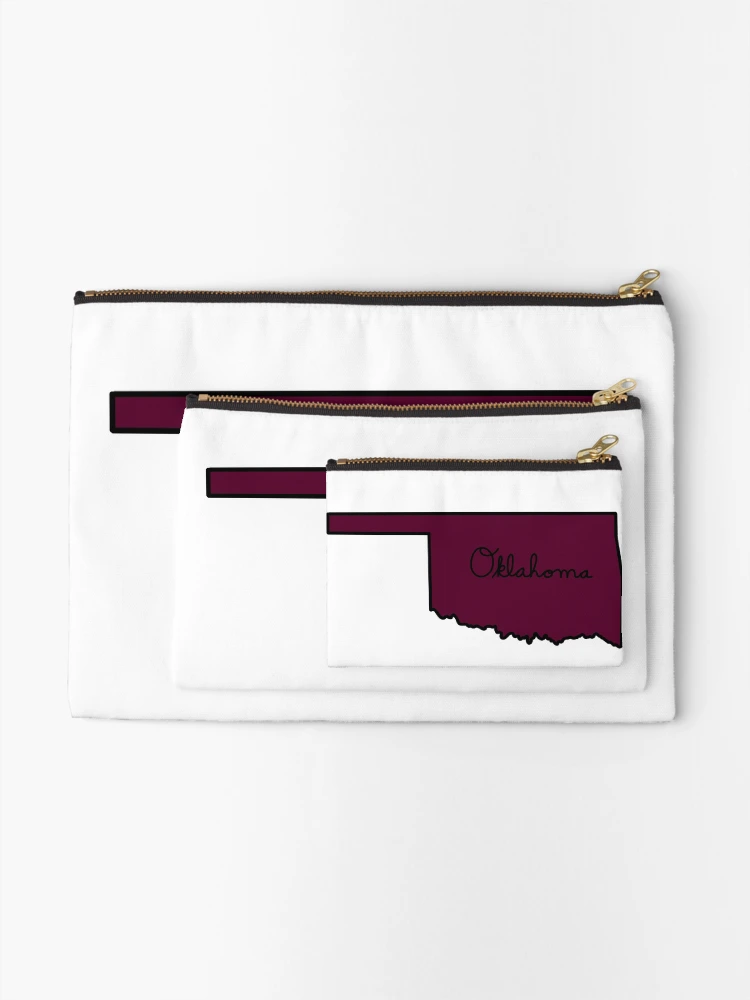 Thumbnail 2 of 4, Zipper Pouch, Oklahoma designed and sold by RMSdesigns.