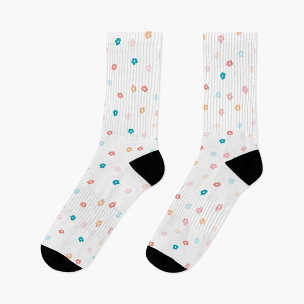 Item preview, Cute Aesthetic Floral Rainbow Pattern designed and sold by Itsellac25.