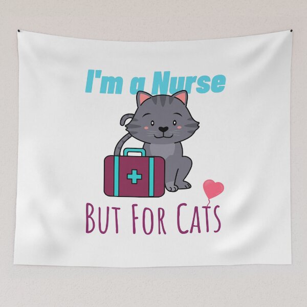 Item preview, I'm a Nurse But For Cats designed and sold by Scratches Tees.