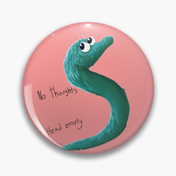 Item preview, no thoughts head empty worm designed and sold by SphyniaCat.