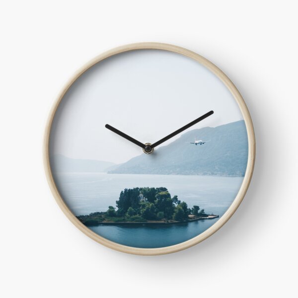 Pontikonisi Island - Greece Clock
