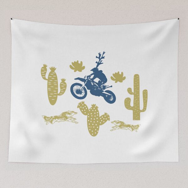 Item preview, Motorcyclist, Wolfs and Cactuses designed and sold by bfvrp.