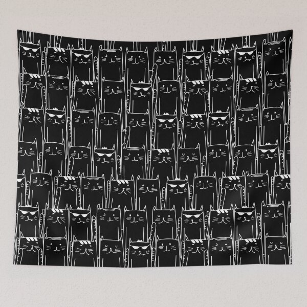 Item preview, Cool Cats Pattern designed and sold by SAVWIS.