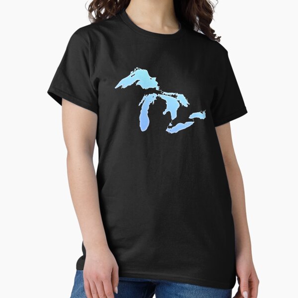 Vista previa del artículo con la obra «Los grandes Lagos», diseñado y vendido por Capybara Clothing.