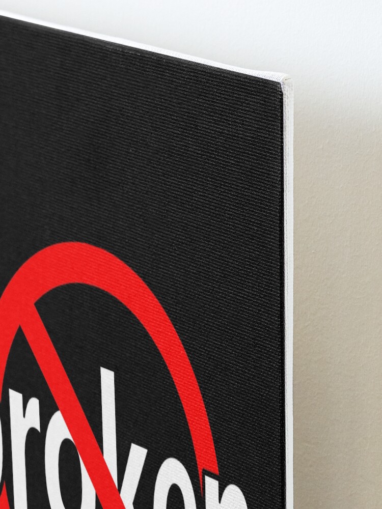 Alternate view of Not Broken - Recovered Mounted Print