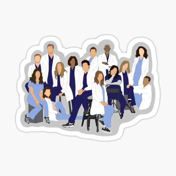 greys anatomy Sticker