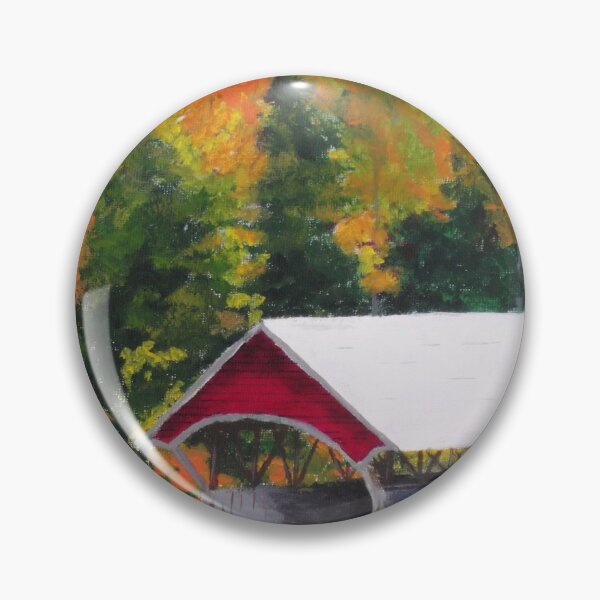 Item preview, Fall Covered Bridge designed and sold by Russell Halsema.