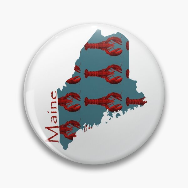 Item preview, Maine Lobster on Map designed and sold by MAMMAJAMMA.