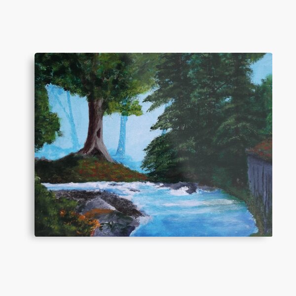 Creeks Bend Metal Print