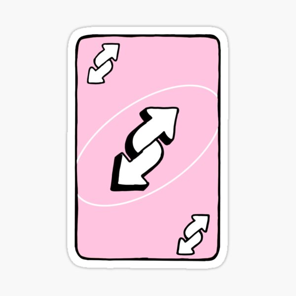 Uno Reverse Sticker for iOS & Android