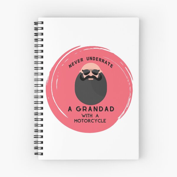 Item preview, Never Underrate A Grandad With A Motorcycle designed and sold by Motiversity.