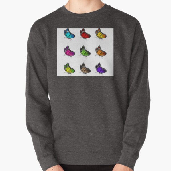 Butterflies Pullover Sweatshirt