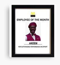 Employee of the month Canvas Print