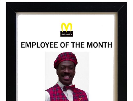 quot employee of the month quot canvas prints by rhserra redbubble employee of the month poster