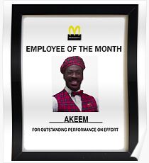 Employee of the month Poster