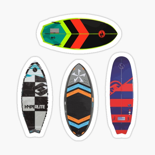 Pack d'autocollants de planche de wakesurf Sticker