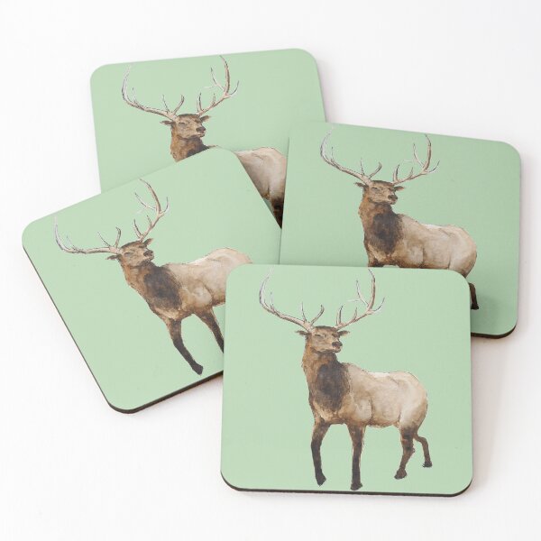 Item preview, Watercolor Elk designed and sold by AlexArtwork.