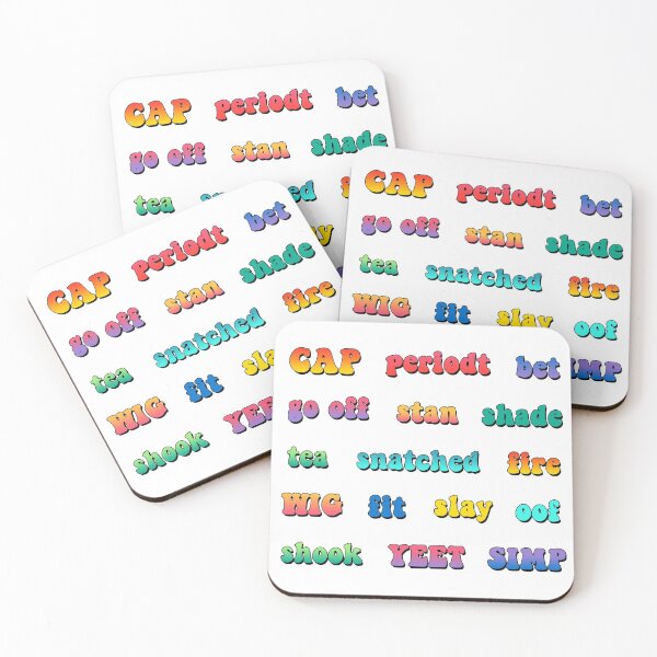 Item preview, TikTok 2020 Sticker Pack - Funny Joke Meme Trending Viral Christmas Birthday Gift Gen Z Millenial Quote Slang Songs Apparel Merch T-shirt Aesthetic Twitter Boomer Karen T-shirt Phone Case Simp Yeet designed and sold by qualityprinting.