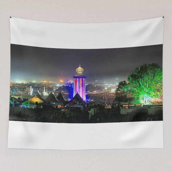 Item preview, Glastonbury Festival by night designed and sold by JerryTye.