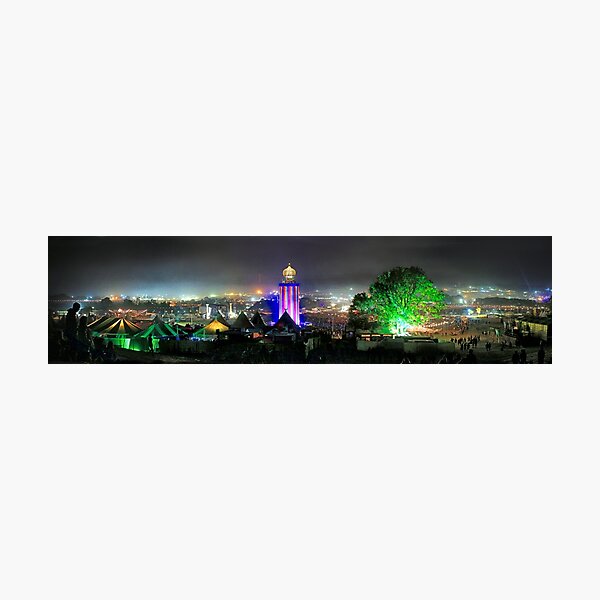 Item preview, Glastonbury Festival by night designed and sold by JerryTye.
