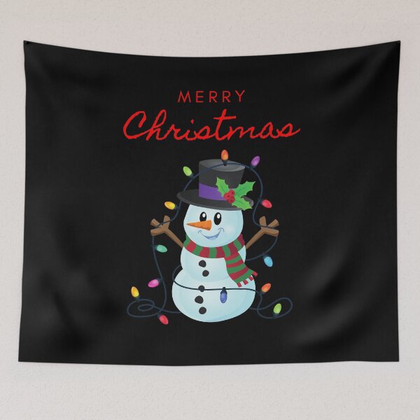 Item preview, Merry Christmas, Adorable Snowman designed and sold by Windmill Wildflowers.