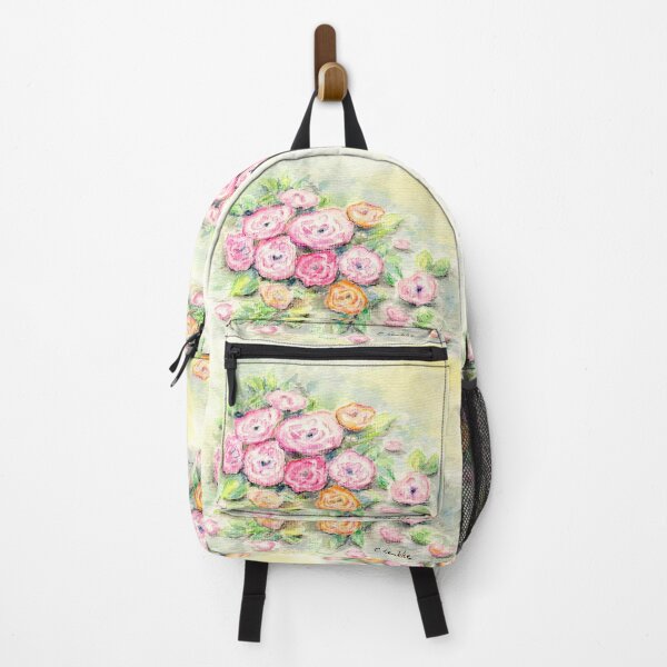 Item preview, Roses in Pink and Orange Pastel Colours designed and sold by CarolineLembke.