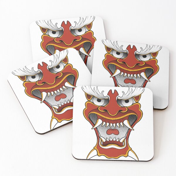 Artikelvorschau, Japan rote Maske Hanya entworfen und verkauft von Rasenco.