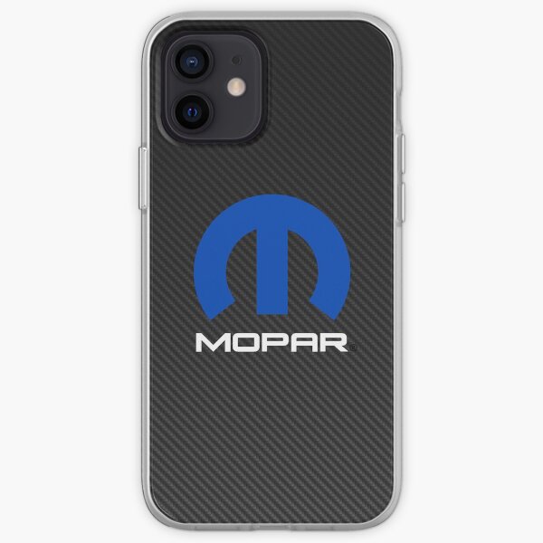 Mopar carbon background iPhone Soft Case