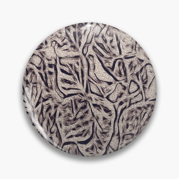 Item preview, Stylish outlined sketch of fall leaves platinum pattern designed and sold by SulkaCreative.