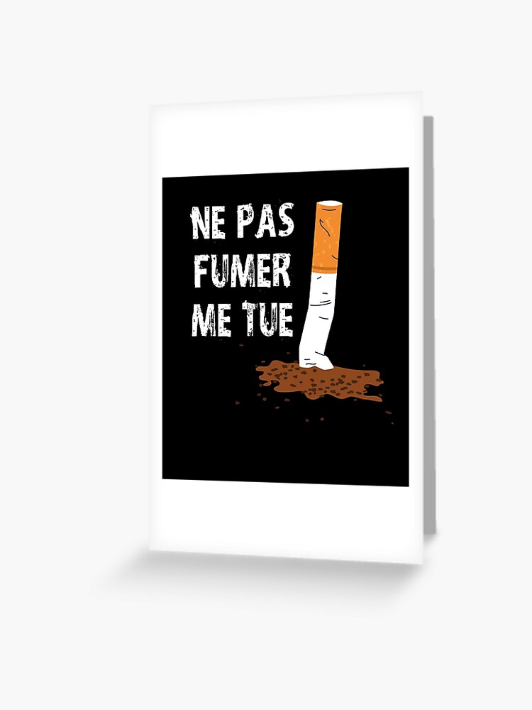 Grußkarte mit Endlich Nichtraucher, ehemalige Raucher von