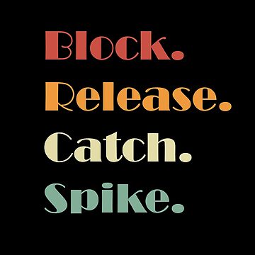 Block release catch spike Greeting Card for Sale by Crafted