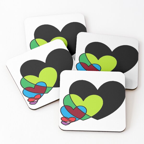 Item preview, hearts rainbow designed and sold by khaanju.