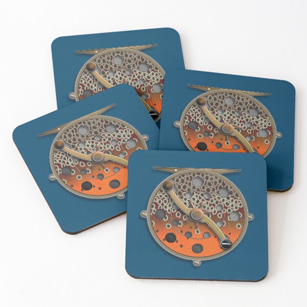 Item preview, Deep Gold Trout Reel designed and sold by MikaelJenei.