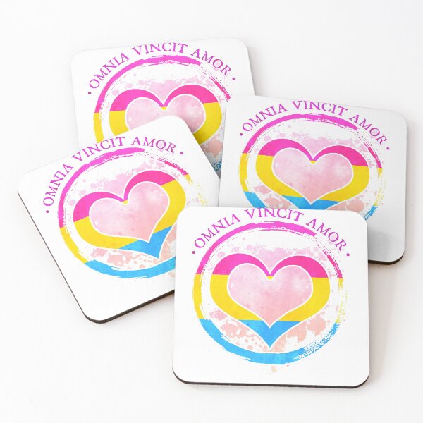 Item preview, Love conquers all heart - Pan flag - LGBT designed and sold by zachholmbergart.